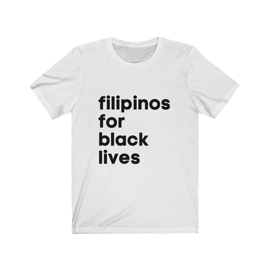 Filipinos for Black Lives Jersey Short Sleeve Tee