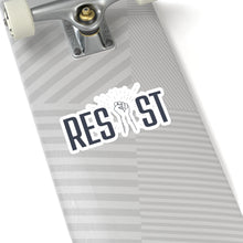 Load image into Gallery viewer, Resist (navy) Kiss-Cut Stickers
