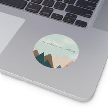 Load image into Gallery viewer, The outdoors are calling / Round Vinyl Stickers
