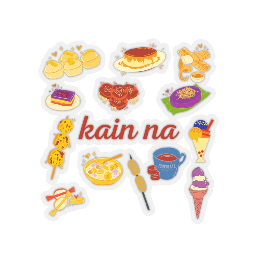 Kain Na (kakanin) Kiss-Cut Stickers