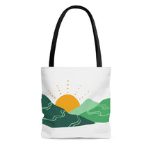 Load image into Gallery viewer, Mountain + Sun Tote Bag
