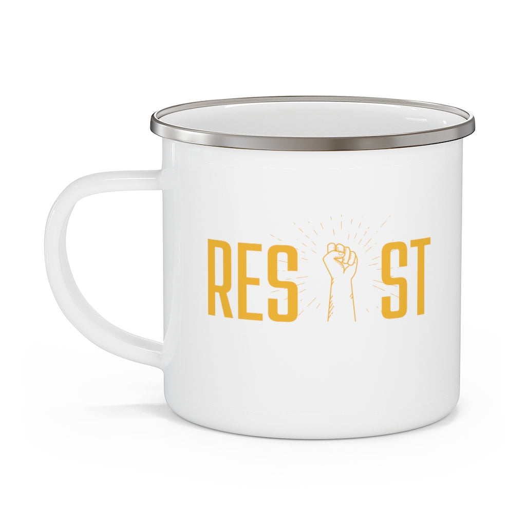 Resist Enamel Camping Mug