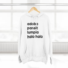 Load image into Gallery viewer, Filipino food / Unisex Premium Pullover Hoodie

