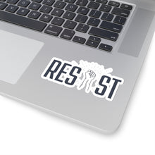 Load image into Gallery viewer, Resist (navy) Kiss-Cut Stickers
