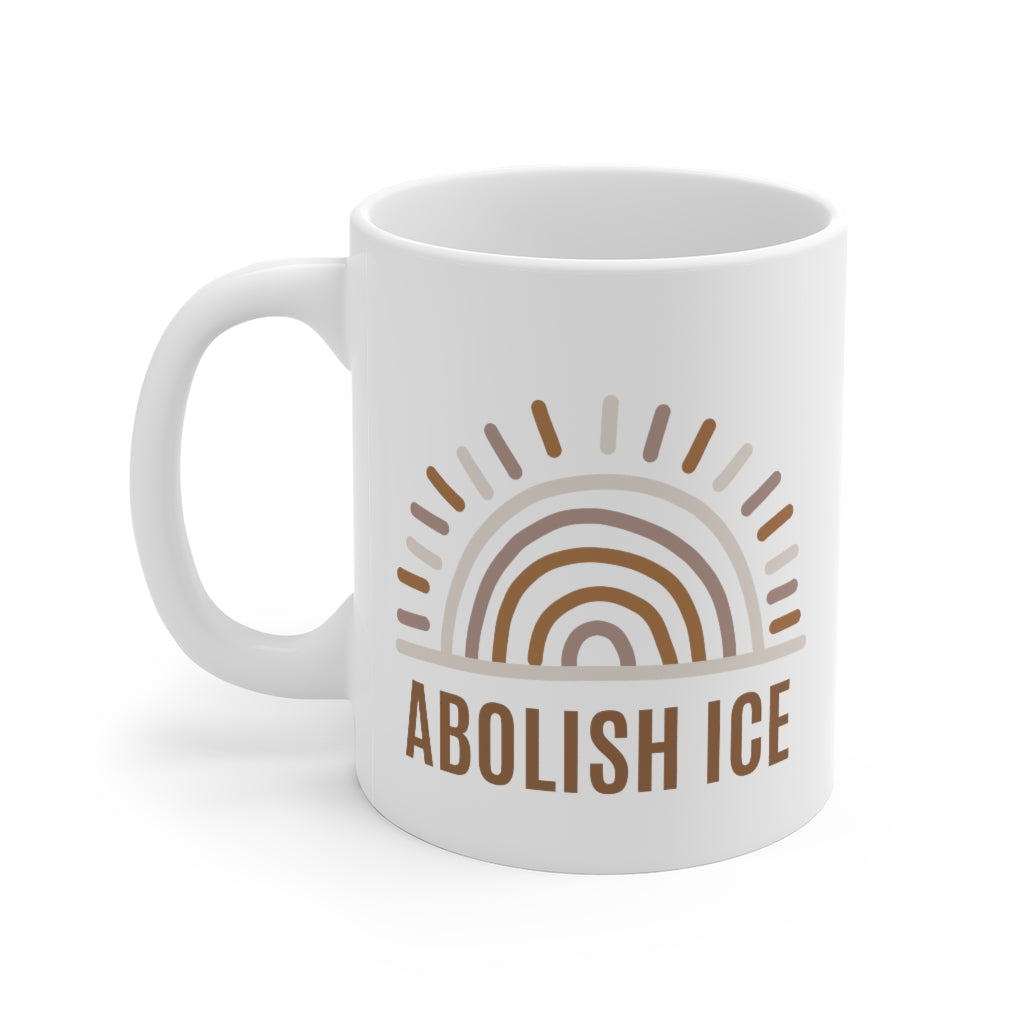 Abolish Ice Ceramic Mug