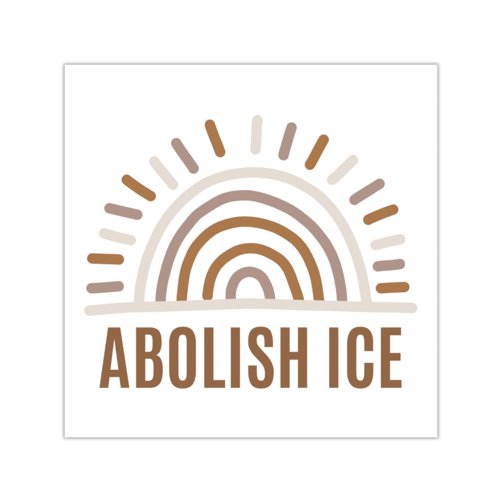 Abolish ICE / Square Vinyl Stickers